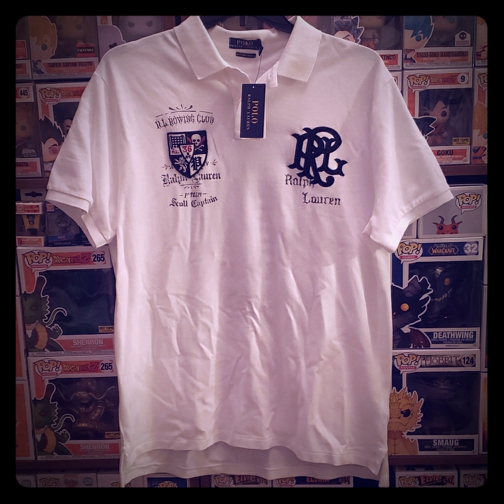 Polo Ralph Lauren Skull Captain Rowing Custom Slim